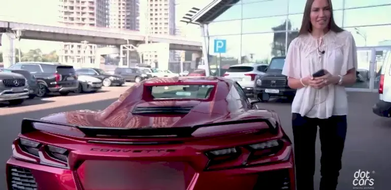 Chevrolet Corvette – самый известный американский спорткар оклеен в плёнку Vega