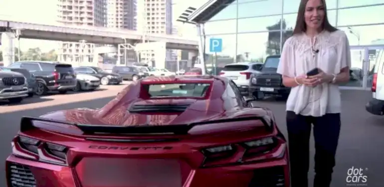 Chevrolet Corvette – самый известный американский спорткар оклеен в плёнку Vega